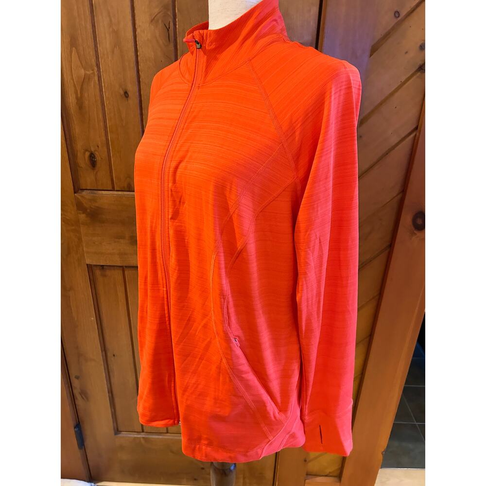 Athleta Run With IT Jacket Verve Horizon a Cheery Holiday Red Size 1x